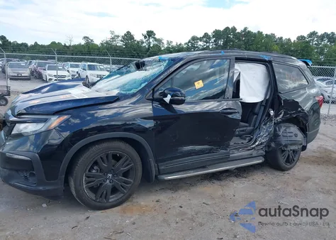 2020 Honda Pilot Awd Black Edition from USA, damaged, VIN 5FNYF6H72LB006037